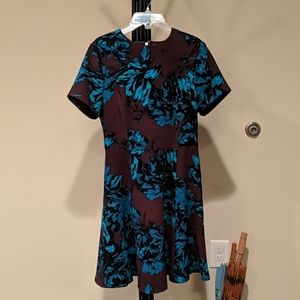 Who what wear fit and flare floral dress S